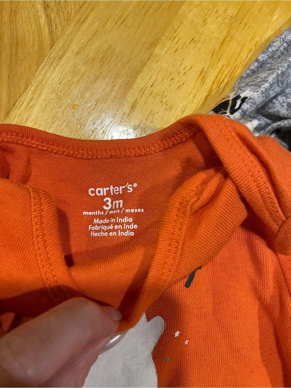 Old Navy Orange 'My First Halloween' Bodysuit - Set